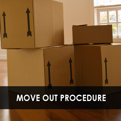 Move out procedures