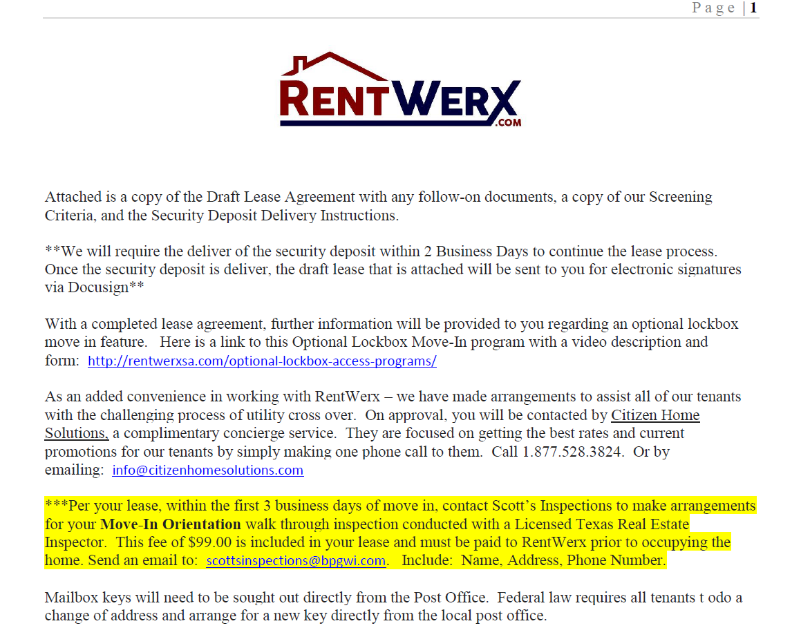 Tenant Training RentWerx Property Management