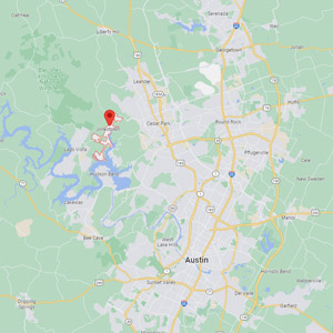 Jonestown TX Map